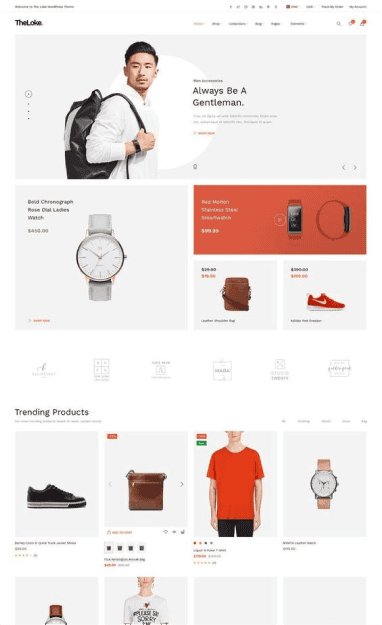 clothing and apparel shopping cart