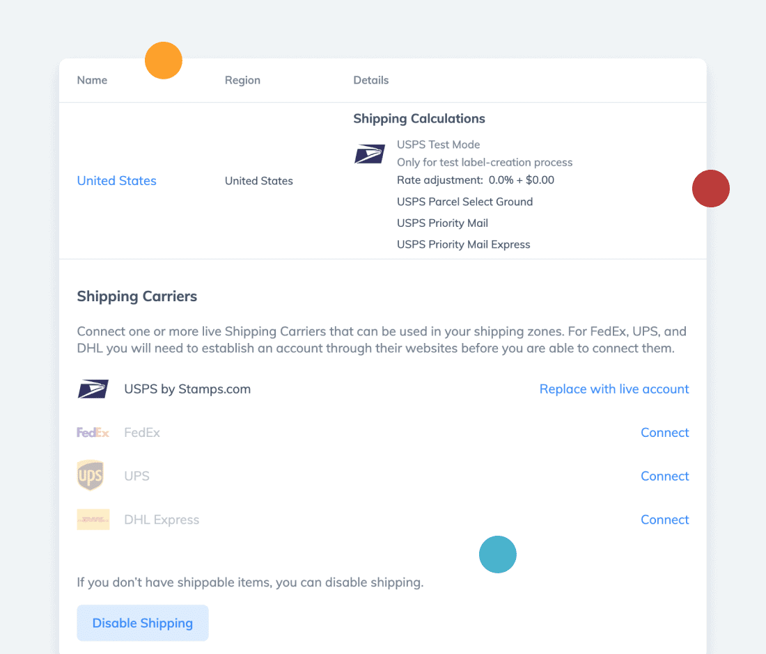Shipping
